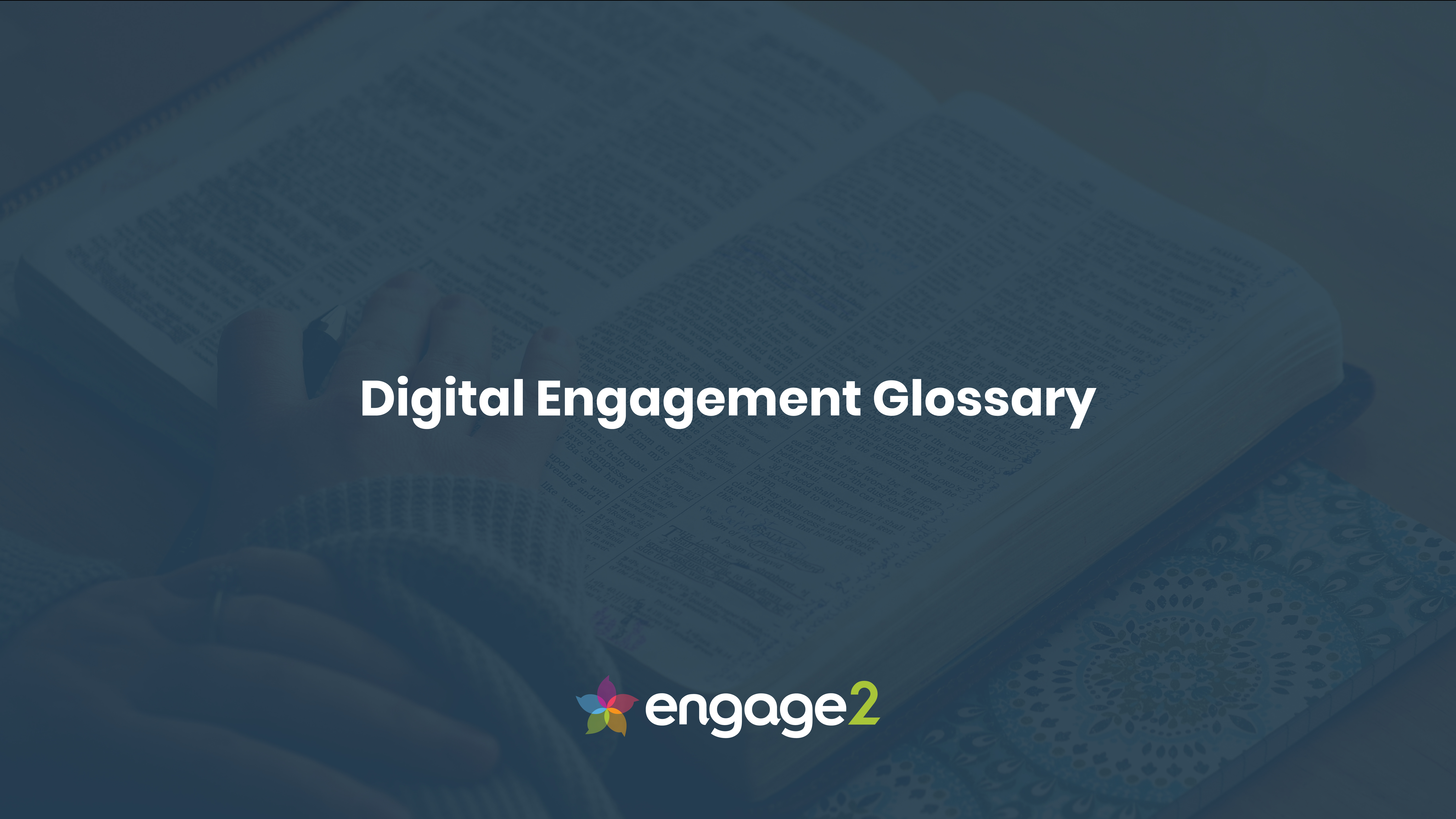 what is digital engagement glossary engage2